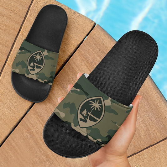 Guam Seal Camo Slide Sandals