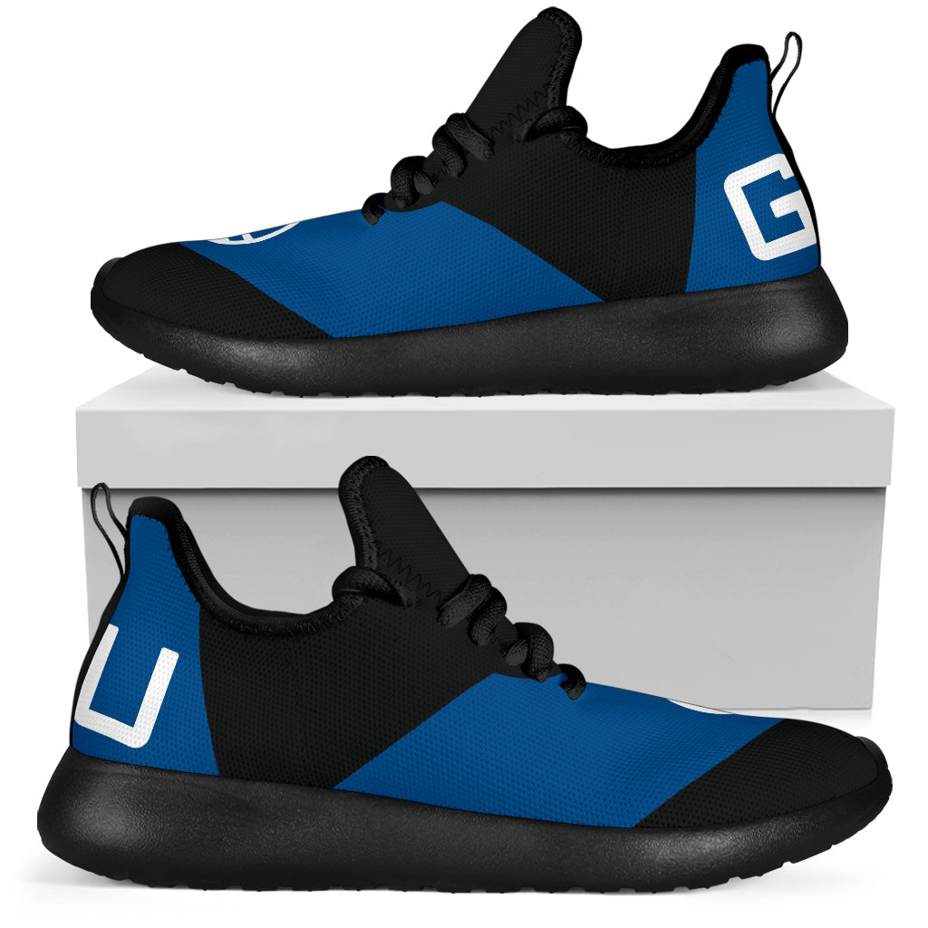 GU Guam Seal Blue Band Black Mesh Sneaker