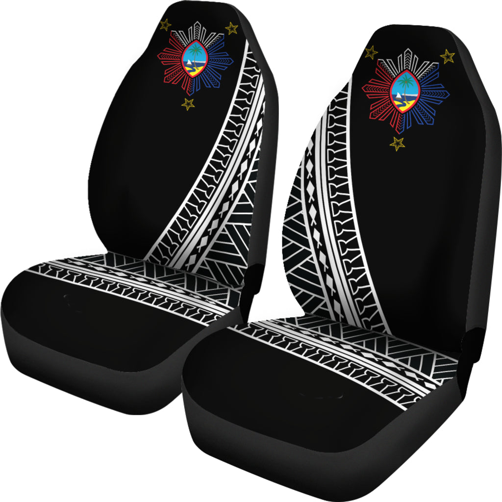 Guam Philippines Tribal Car Seat Covers (Set of 2)