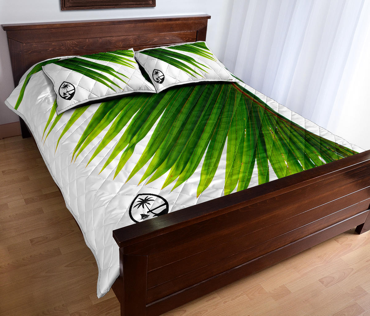 Guam Coconut Leaf Quilt Bedding Set