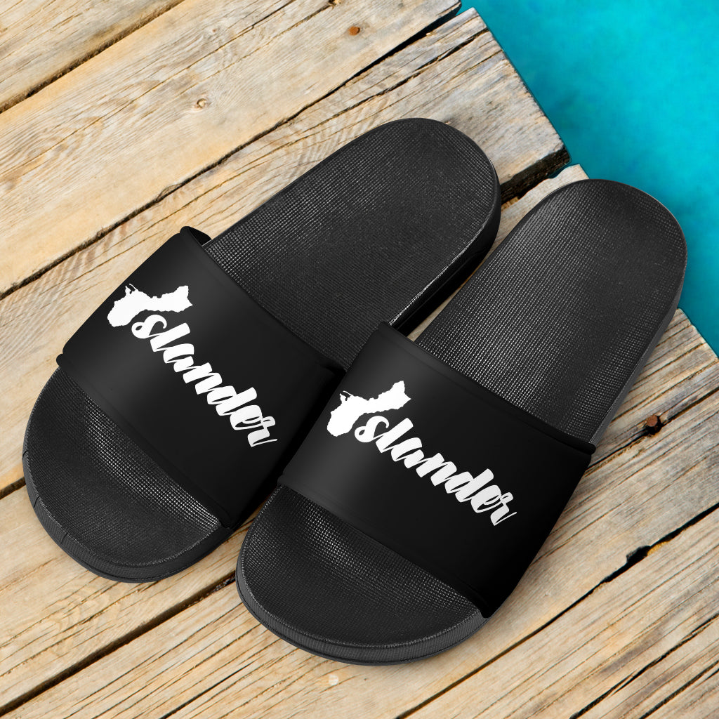 Guam Islander Black Slide Sandals
