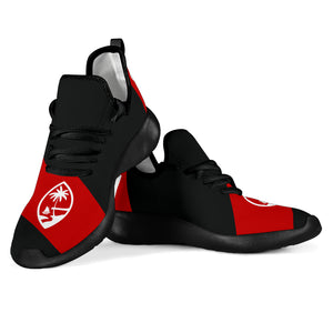 GU Guam Seal Red Band Black Mesh Sneaker