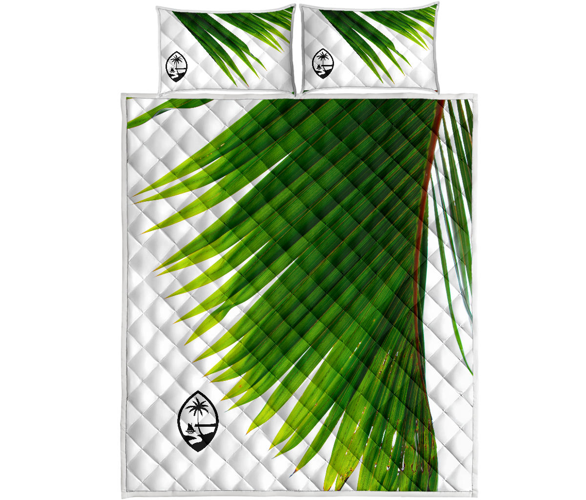 Guam Coconut Leaf Quilt Bedding Set