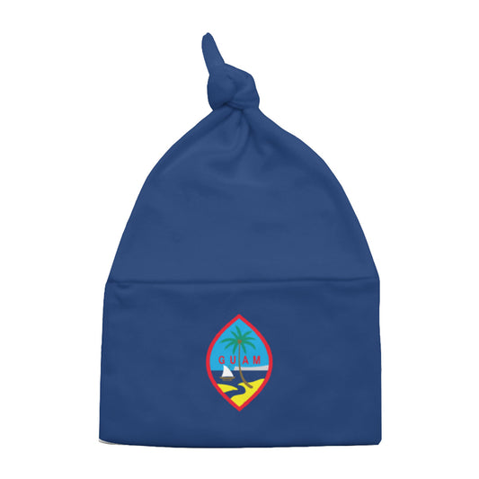 Guam Flag Knotted Baby Beanie