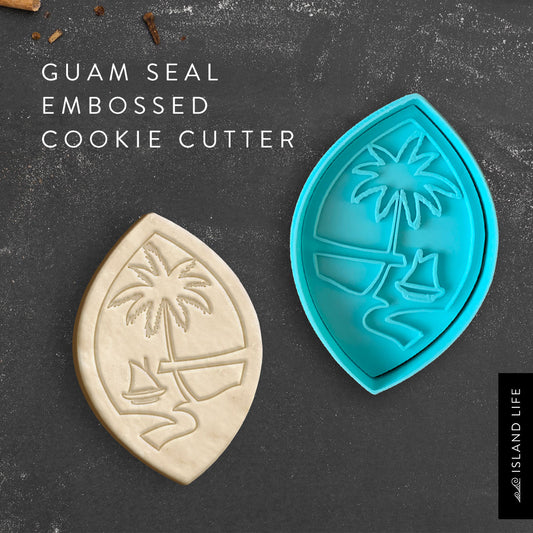 Guam Seal Cookie Cutter and Stamp - Ready to Ship