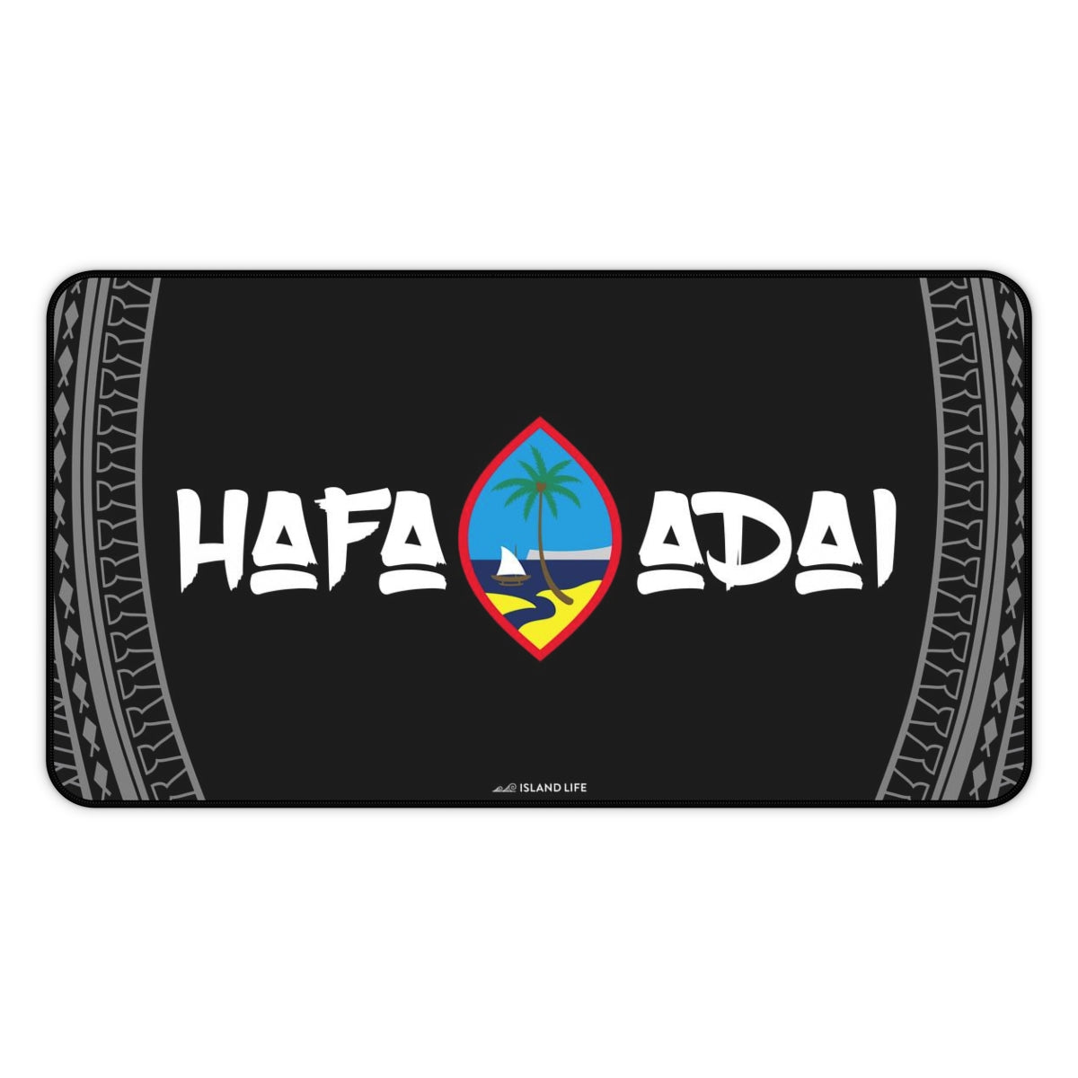 Hafa Adai Guam Tribal Gaming Mat Desk Mat