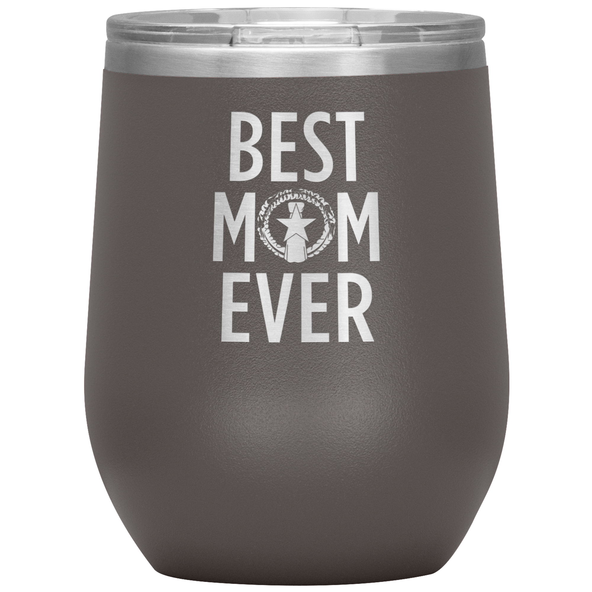Best Mom Ever CNMI Seal Wine Tumbler