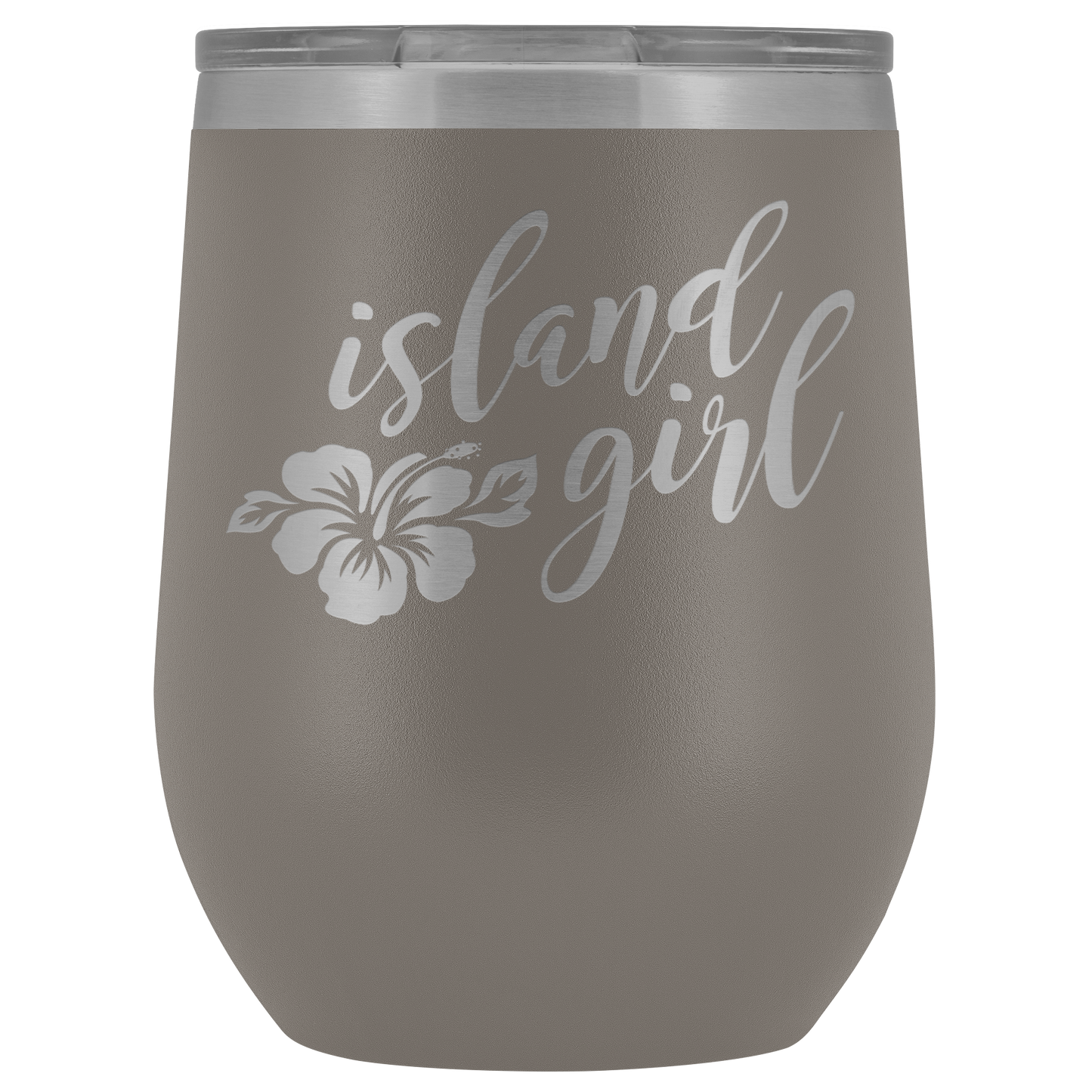 Island Girl Guam Saipan CNMI Wine Tumbler