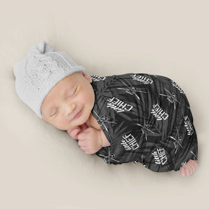Little Chief Black Baby Swaddle Blanket