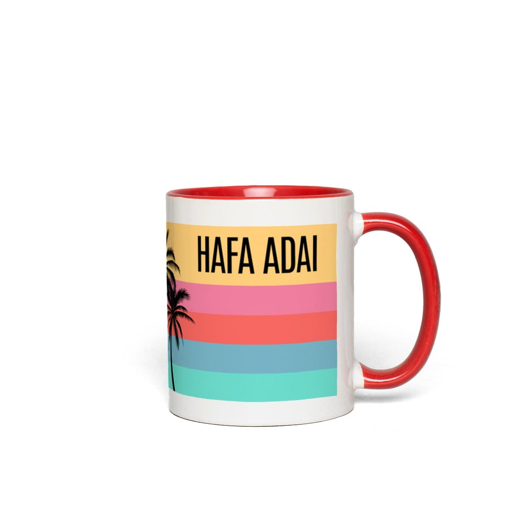 Retro Buenas Hafa Adai Guam CNMI Accent Coffee Mug