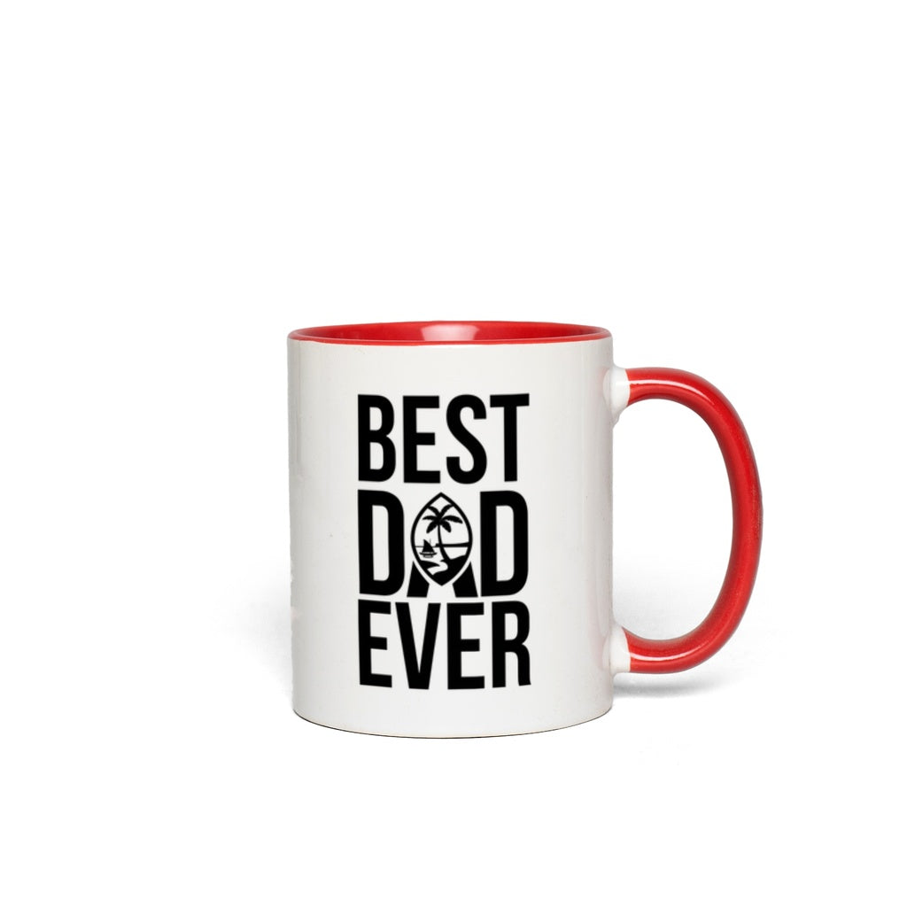 Best Dad Ever Guam Accent Coffee Mug