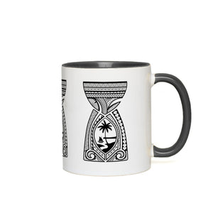 Latte Stone Tribal Guam Accent Coffee Mug