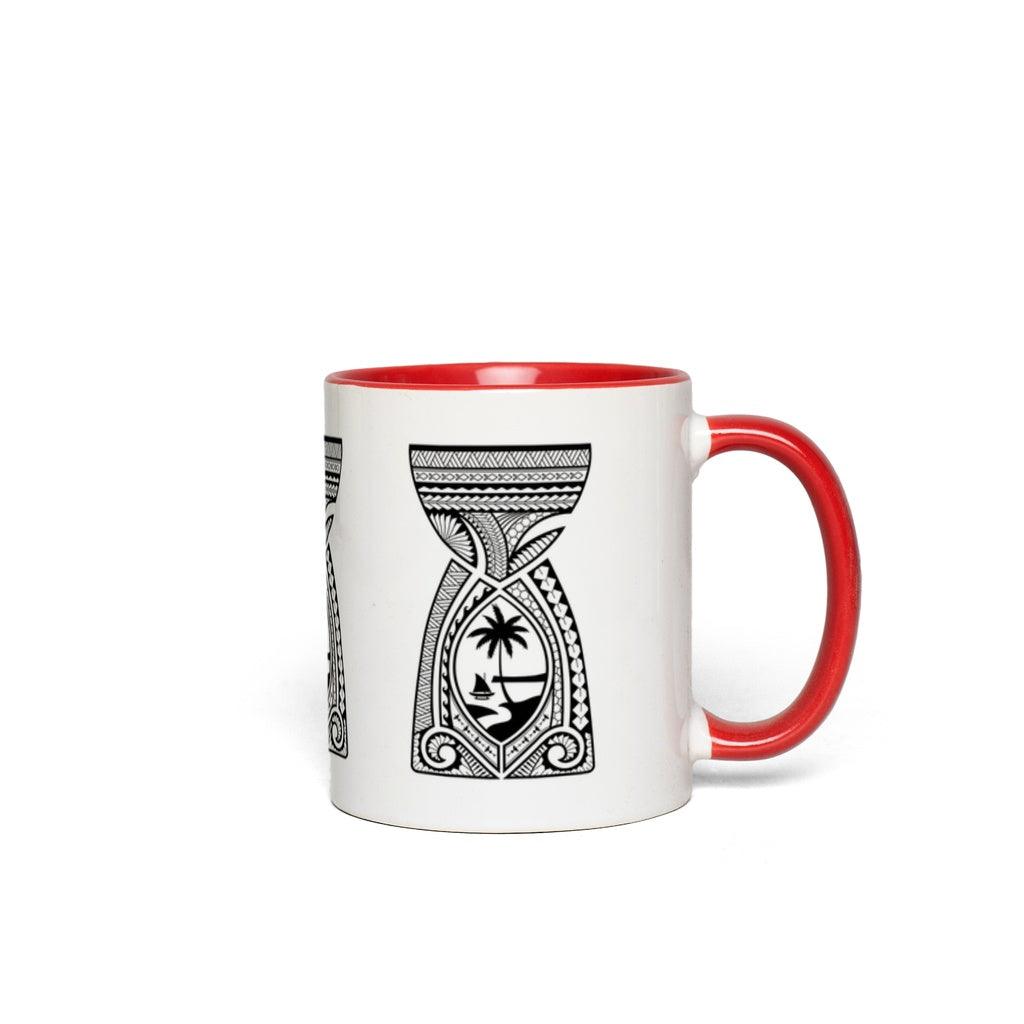 Latte Stone Tribal Guam Accent Coffee Mug