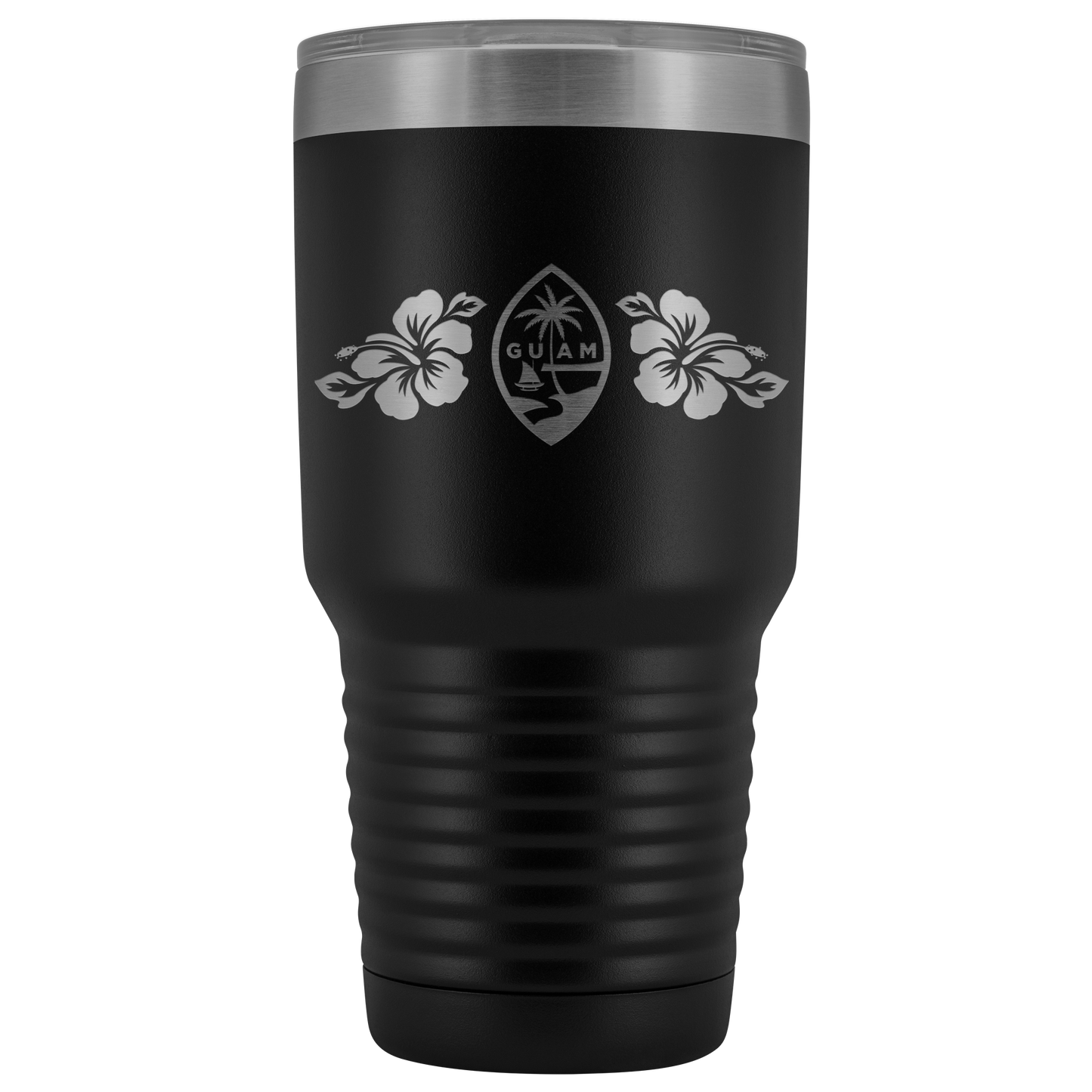 Guam Seal Hibiscus 30oz Tumbler