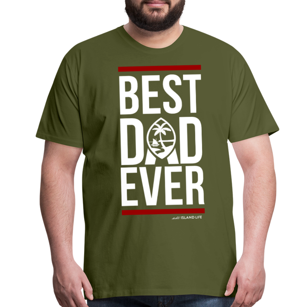 Best Dad Ever Men's Premium T-Shirt - olive green