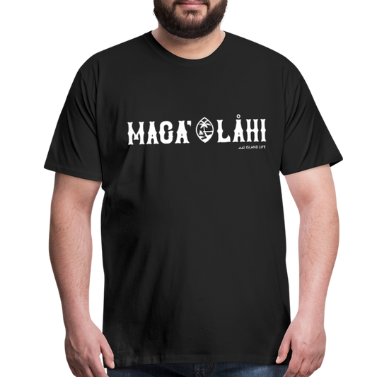 Maga' Lahi Guam Premium T-Shirt - black