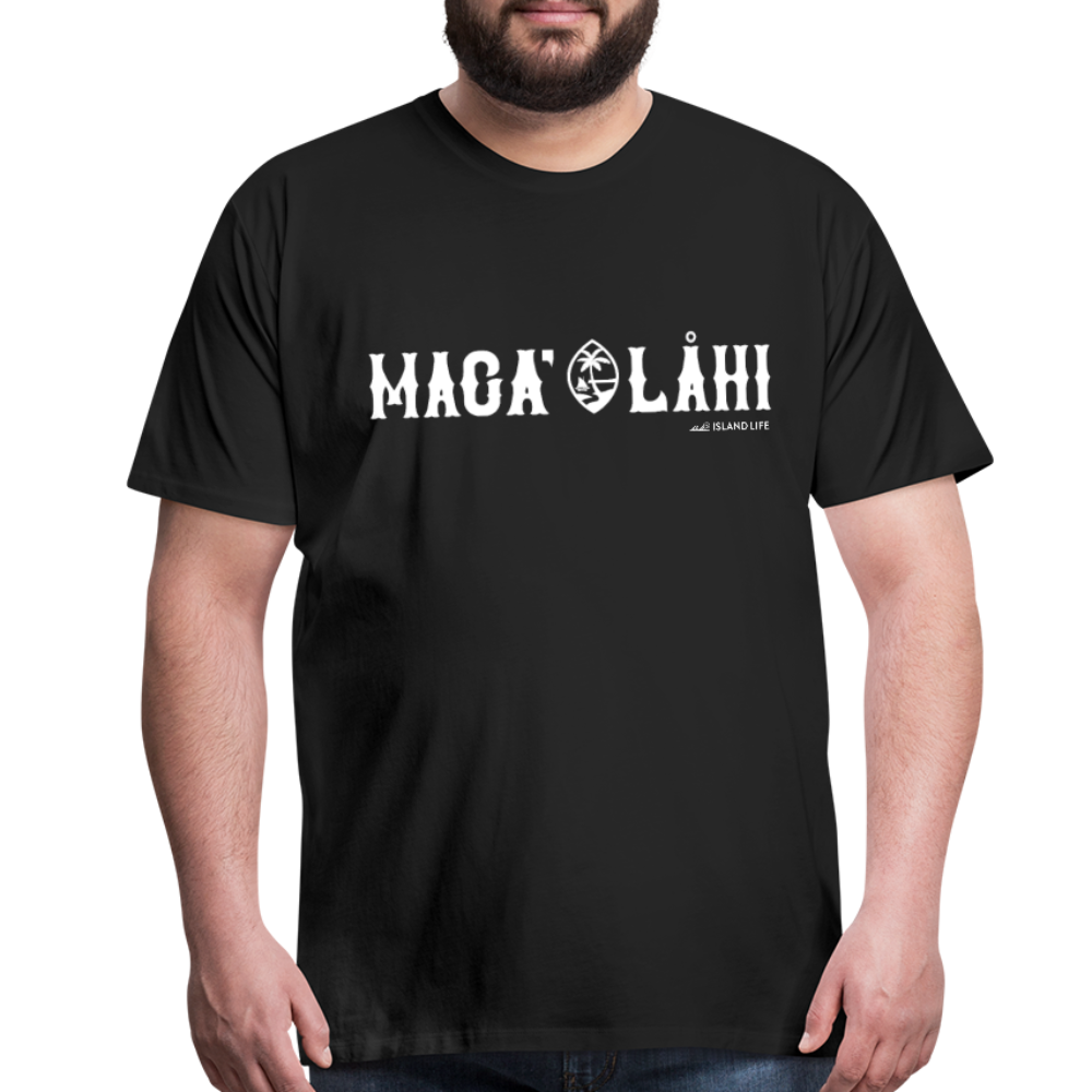 Maga' Lahi Guam Premium T-Shirt - black