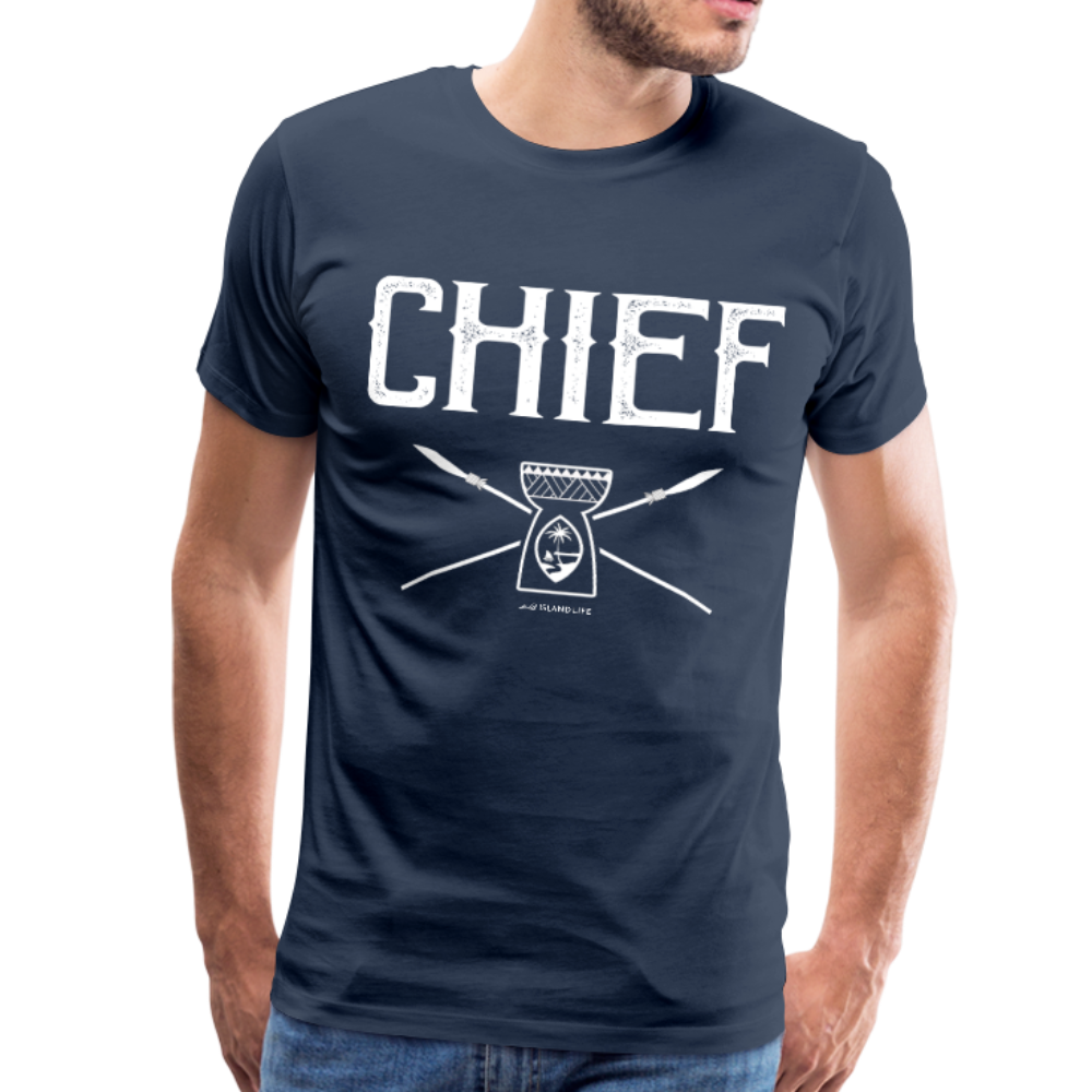 Chief Chamorro Guam Men's Premium T-Shirt - navy