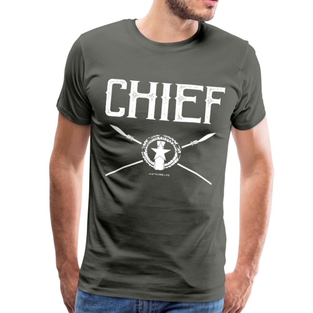 Chief Chamorro CNMI Saipan Men's Premium T-Shirt - asphalt gray