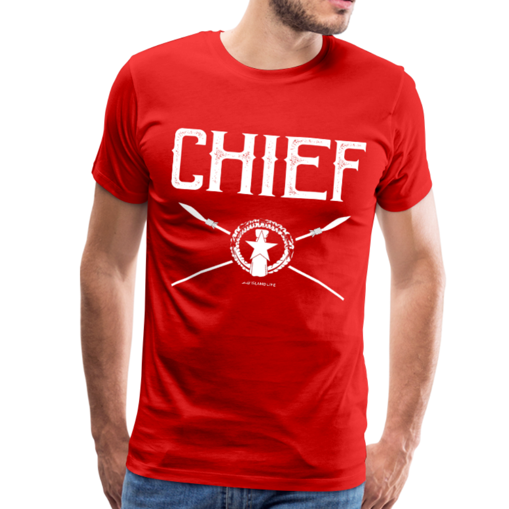 Chief Chamorro CNMI Saipan Men's Premium T-Shirt - red