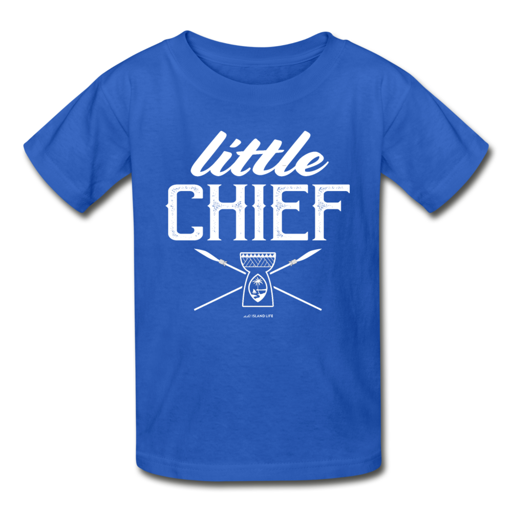 Little Chief Guam Youth T-Shirt - royal blue