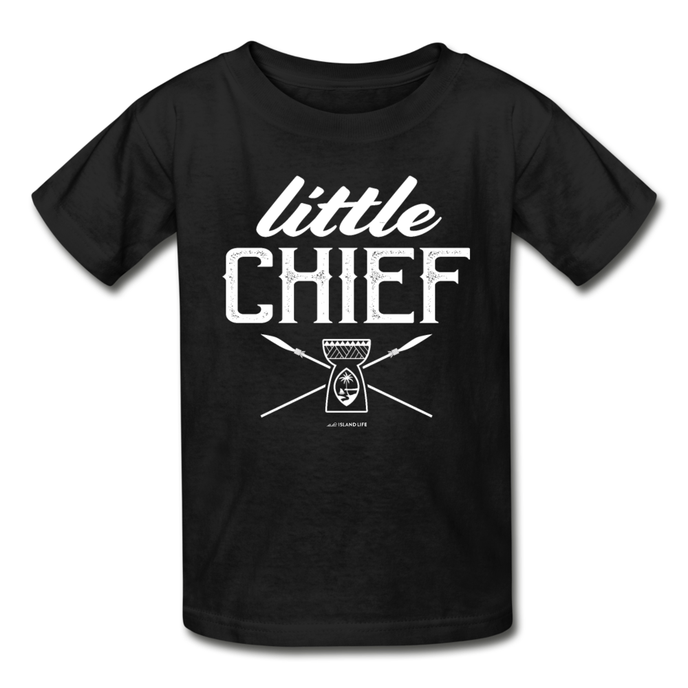 Little Chief Guam Youth T-Shirt - black