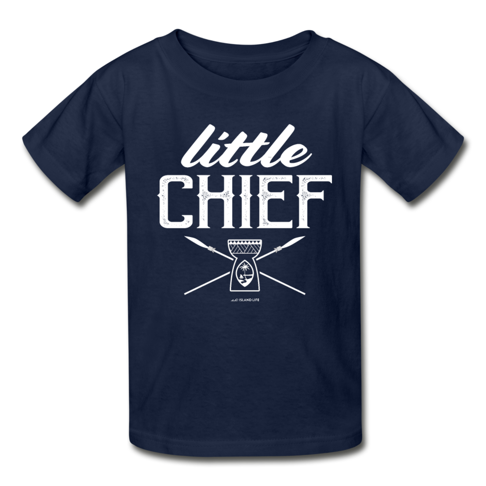 Little Chief Guam Youth T-Shirt - navy