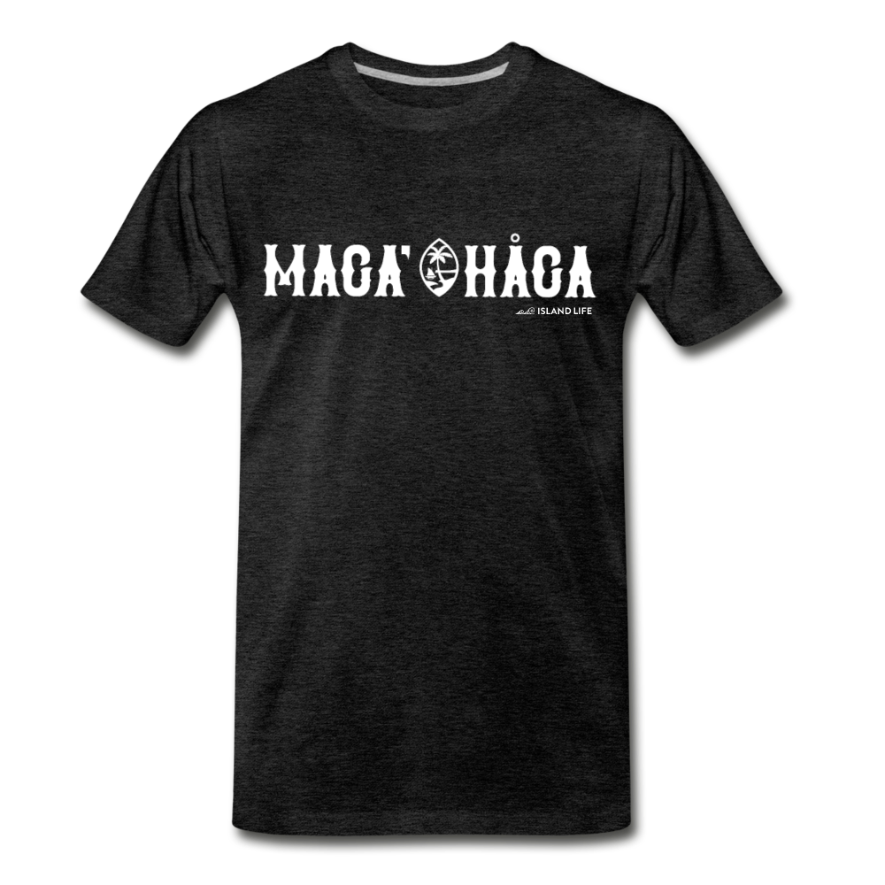 Maga' Haga Guam Unisex Premium T-Shirt - charcoal gray