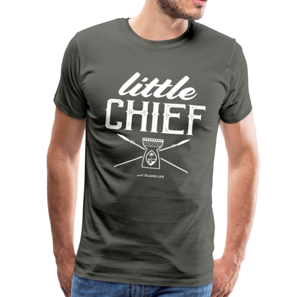 Little Chief Chamorro Guam Men's Premium T-Shirt - asphalt gray