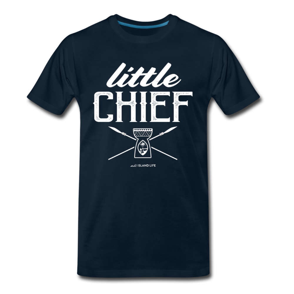 Little Chief Chamorro Guam Men's Premium T-Shirt - deep navy