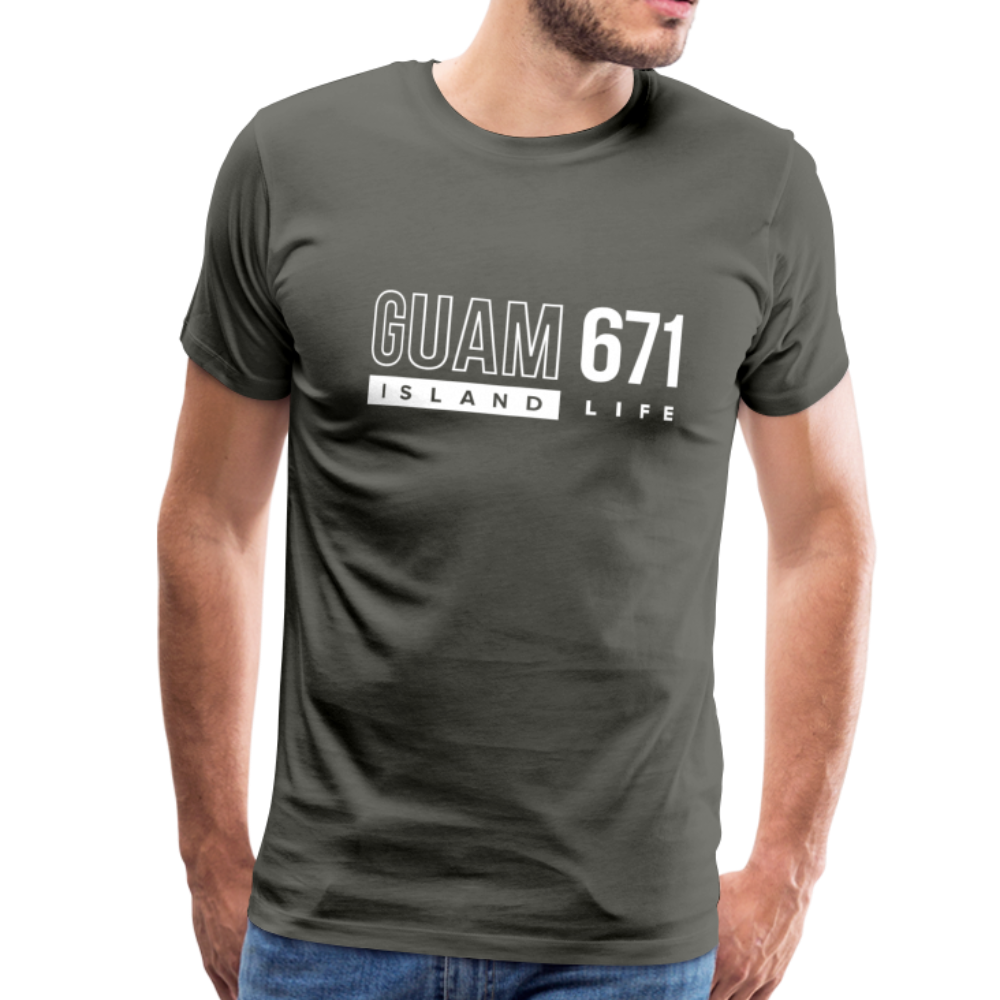 Guam 671 Men's Premium T-Shirt - asphalt gray