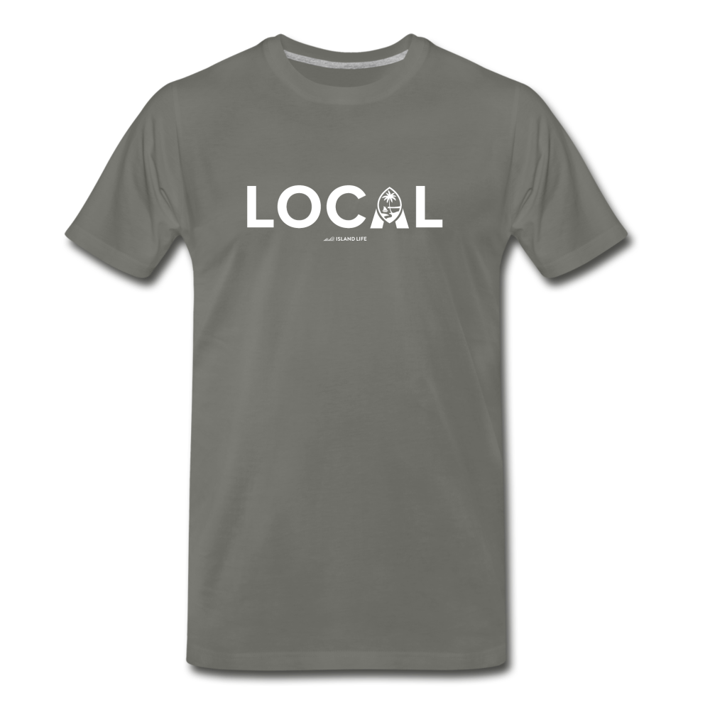 Local Guam Men's Premium T-Shirt - asphalt gray