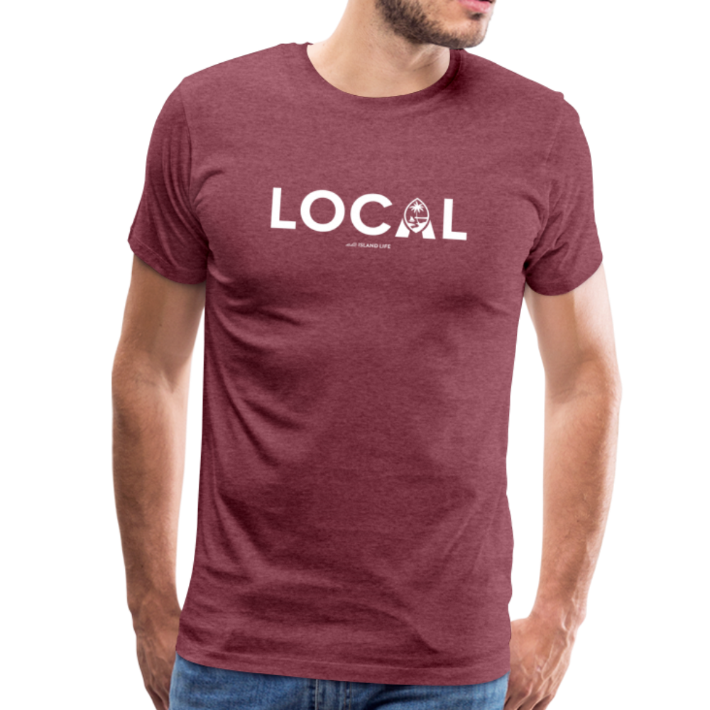 Local Guam Men's Premium T-Shirt - heather burgundy