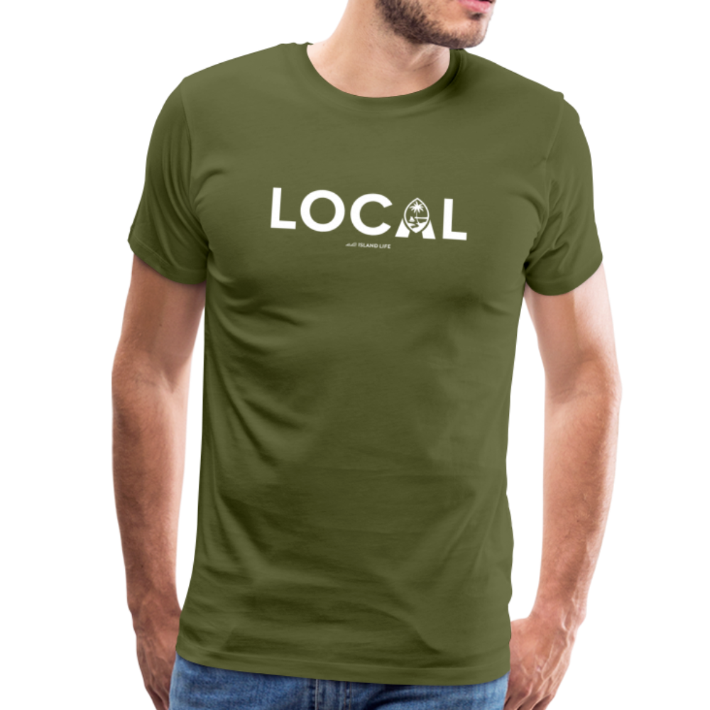 Local Guam Men's Premium T-Shirt - olive green