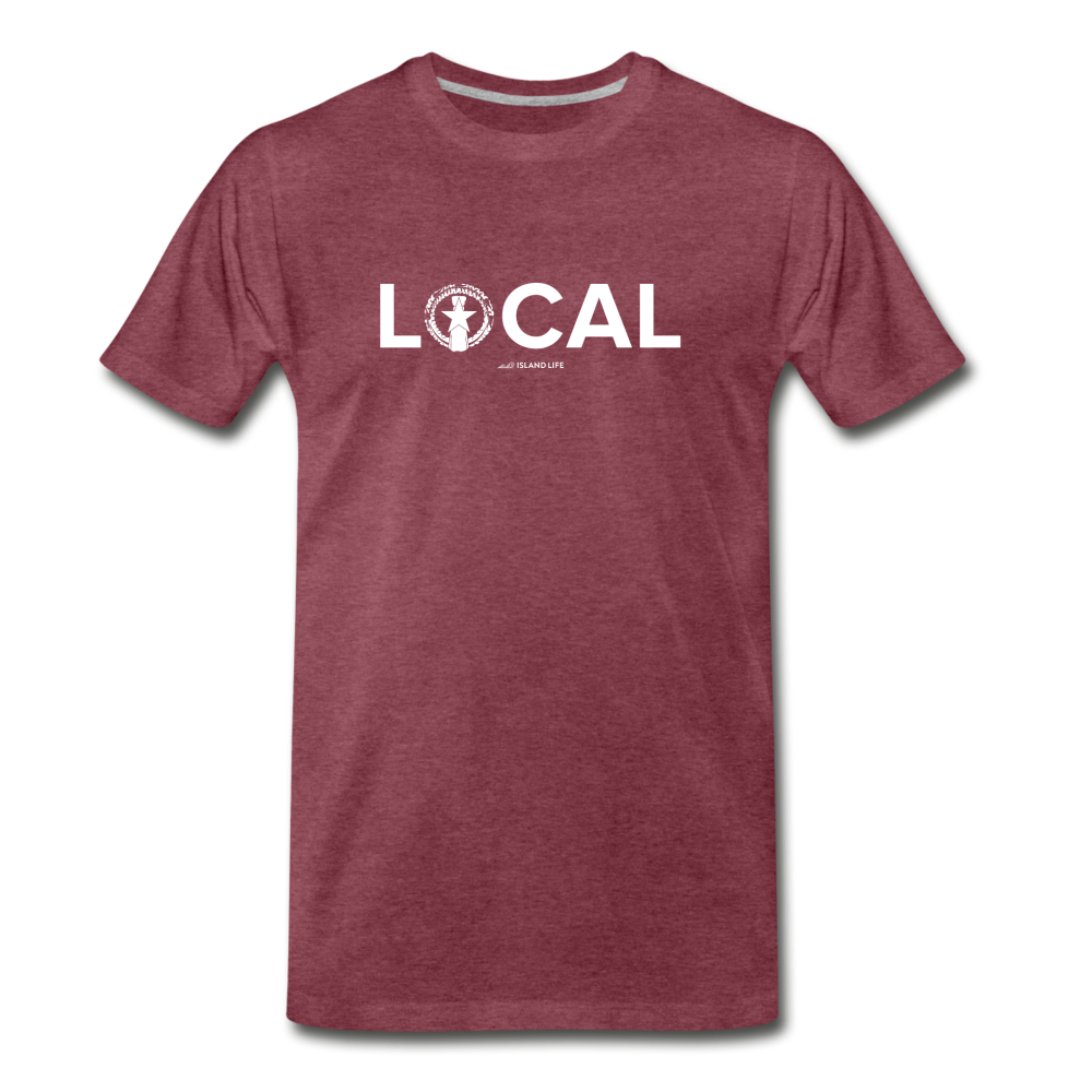 Local CNMI Men's Premium T-Shirt - heather burgundy