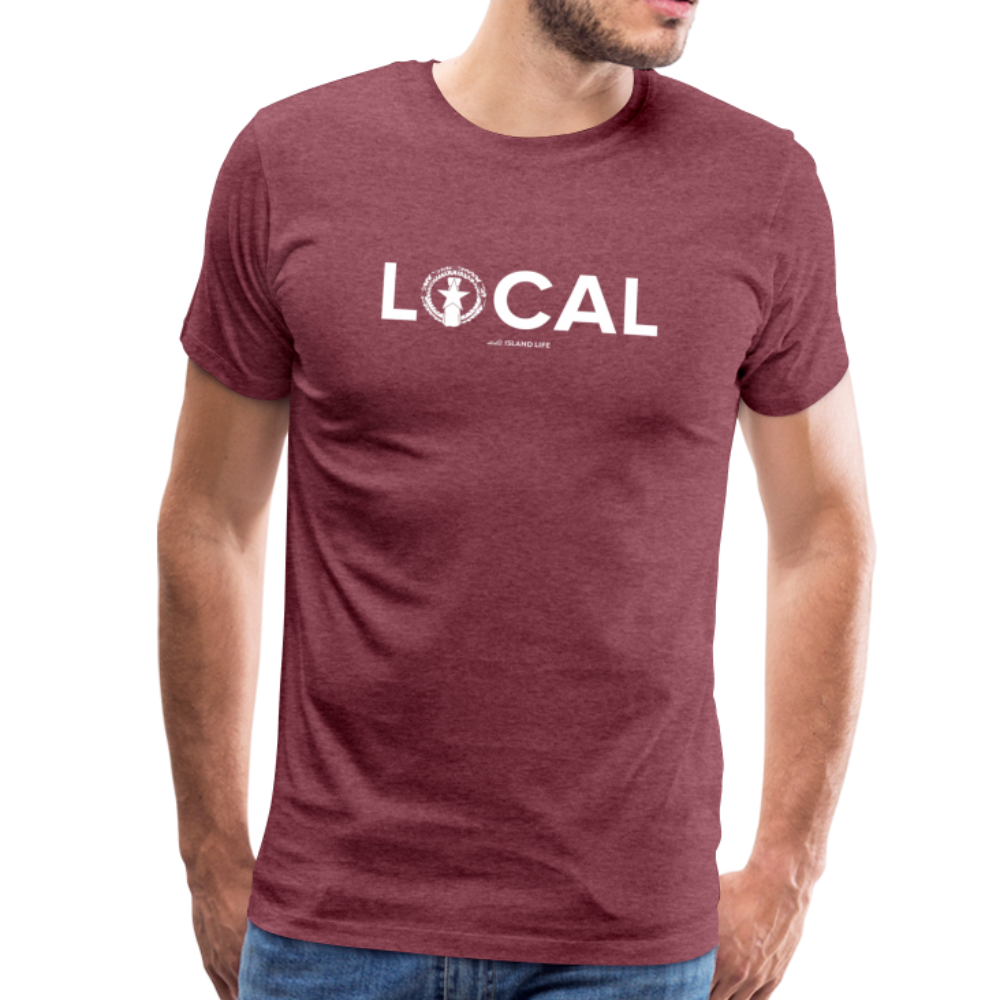 Local CNMI Men's Premium T-Shirt - heather burgundy