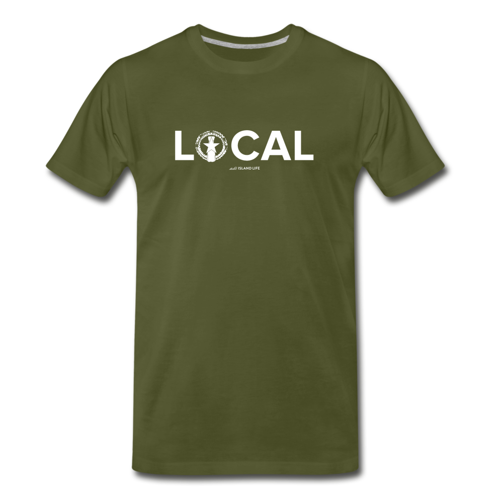 Local CNMI Men's Premium T-Shirt - olive green