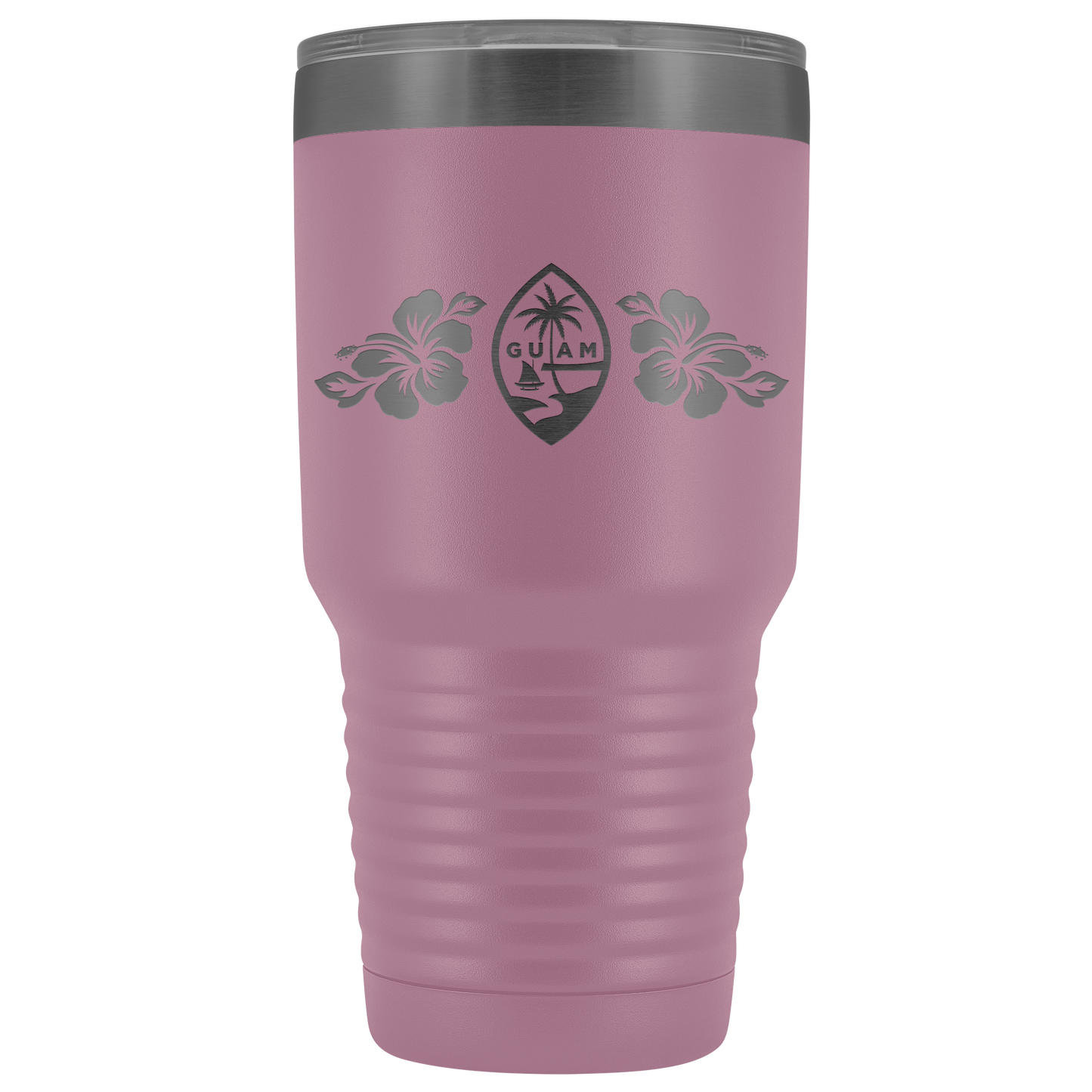 Guam Seal Hibiscus 30oz Tumbler