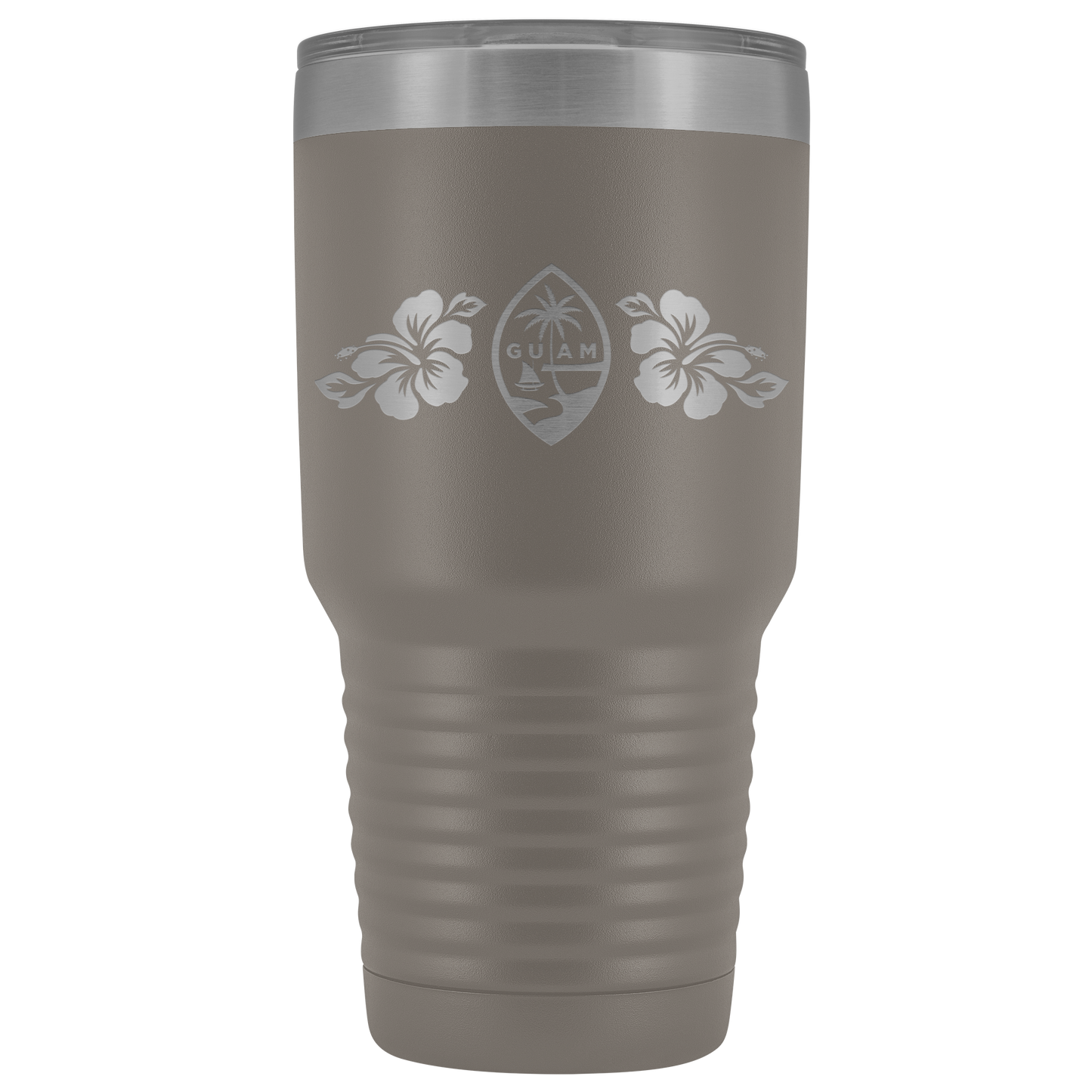 Guam Seal Hibiscus 30oz Tumbler